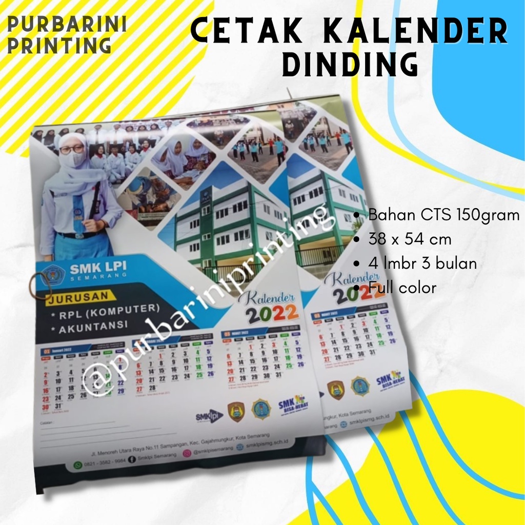 Jual Cetak Kalender Dinding | Shopee Indonesia