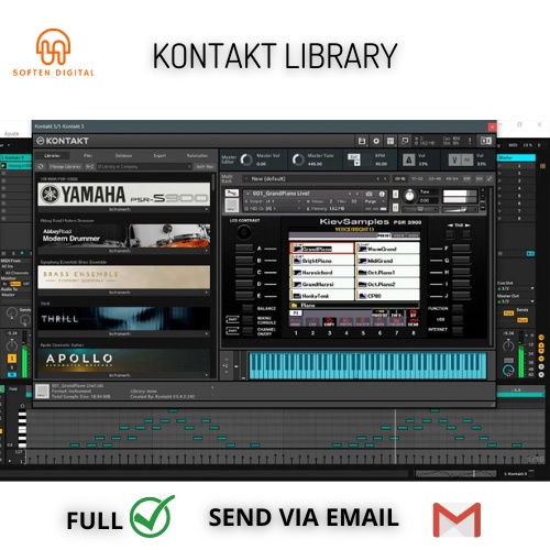 Yamaha PSR Keyboard Series library libraries preset KONTAKT