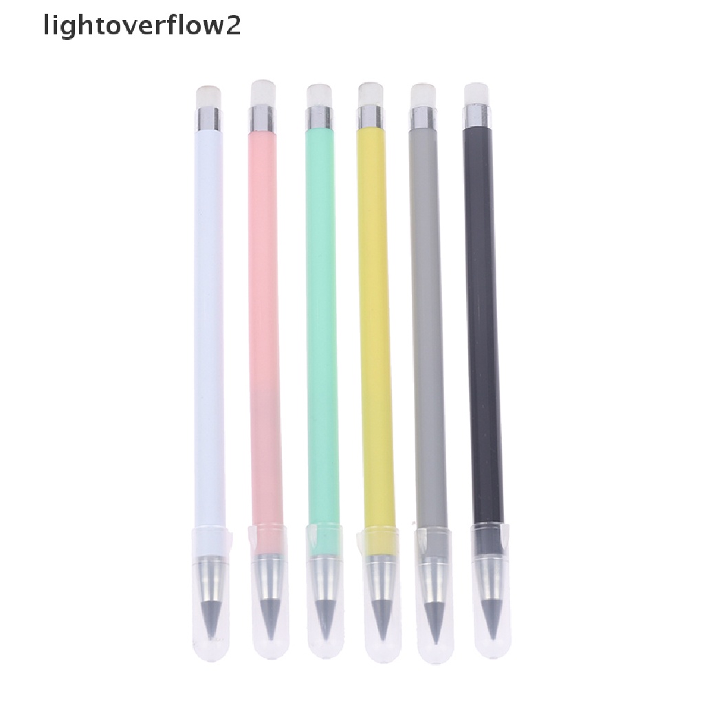 (lightoverflow2) 1pc Pensil Eternal Tanpa Tinta Untuk Menulis