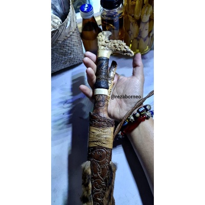 Koleksi Mandau Tua Dayak Benuaq Original