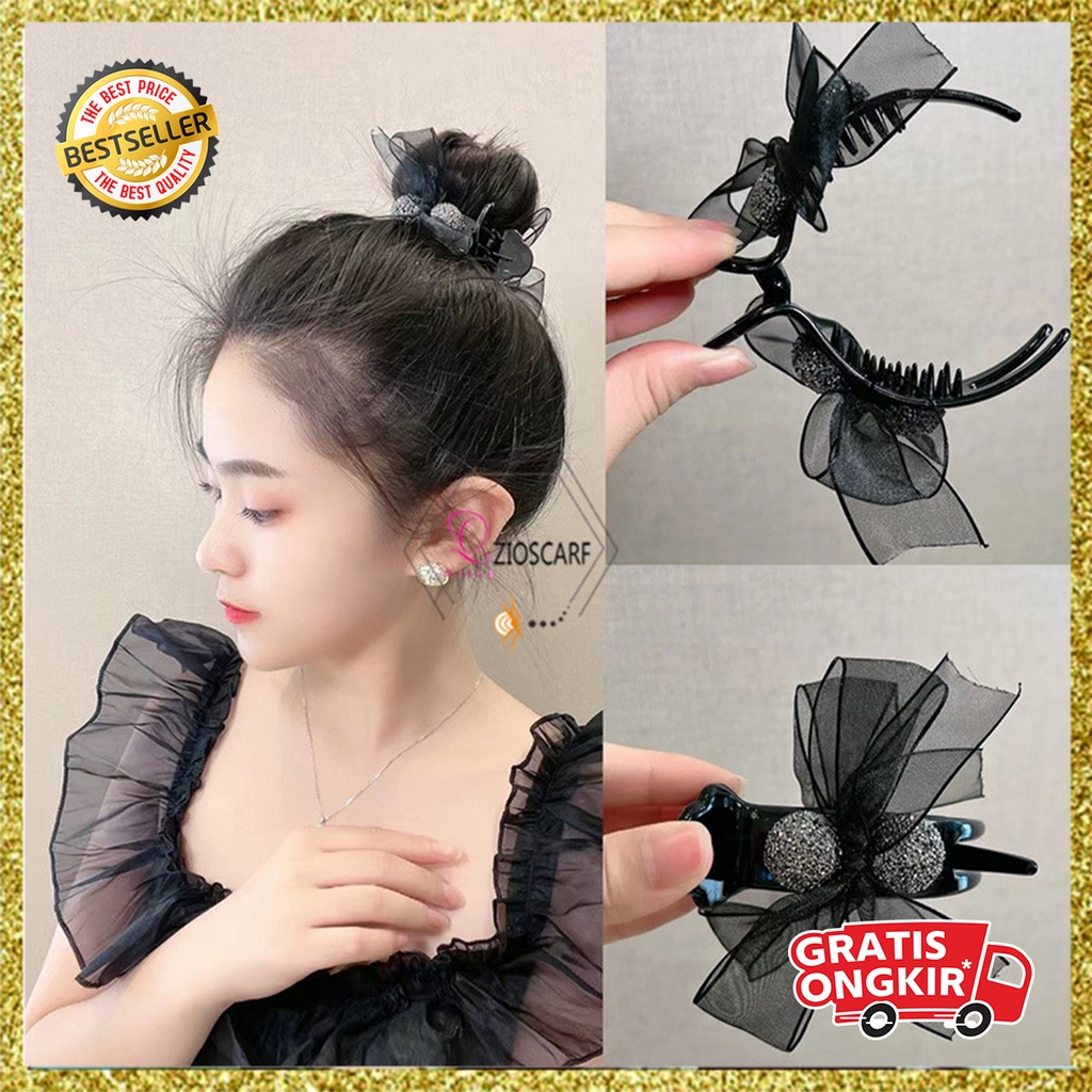 Jepit Rambut Jedai Korea Perempuan Motif Bunga 2 Gigi Aksesoris Kekinian Kualitas Import AK255