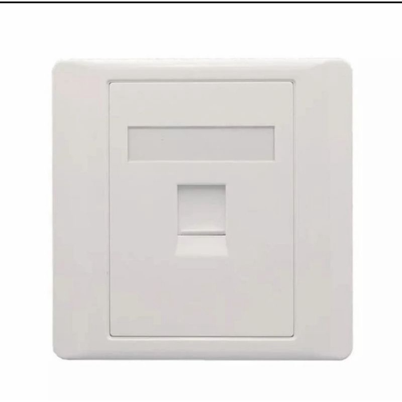 Face Plate Rj45 1 port / wallplate rj45 1 hole