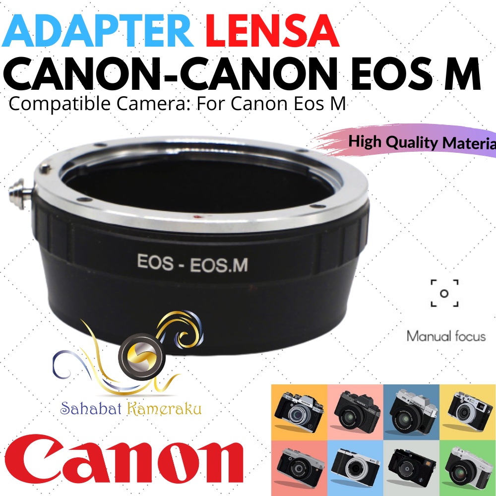Jual Adapter Converter Lensa Canon EOS EF EFS DSLR SLR to ke Kamera