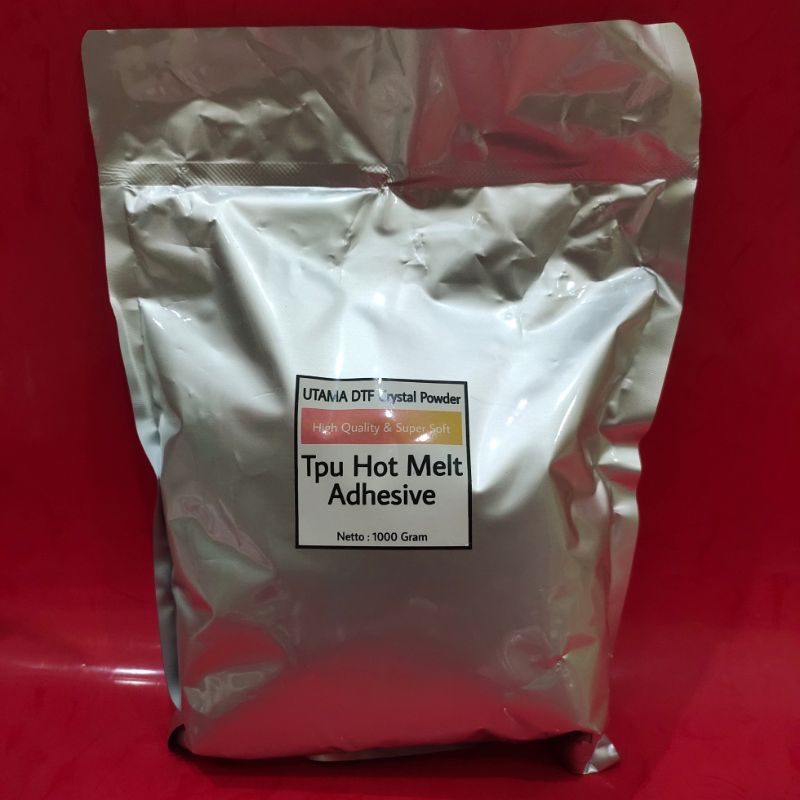 

Khusus Grosir Tpu Hot Melt Adhesive Crystal Powder DTF / Lem Bubuk Pet Film Isi 20 Kg