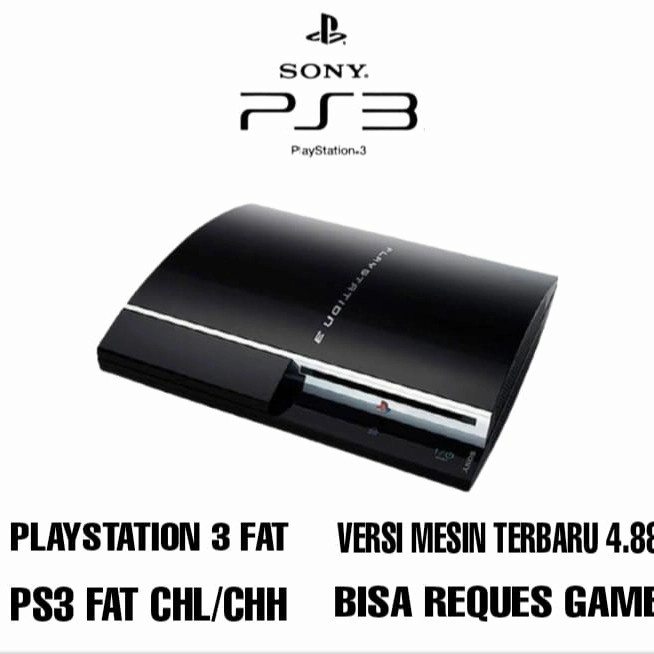 [Game/Console] Ps3/Playstation 3 Fat Cuch-Hl/Hh 500Gb +2 Stick
