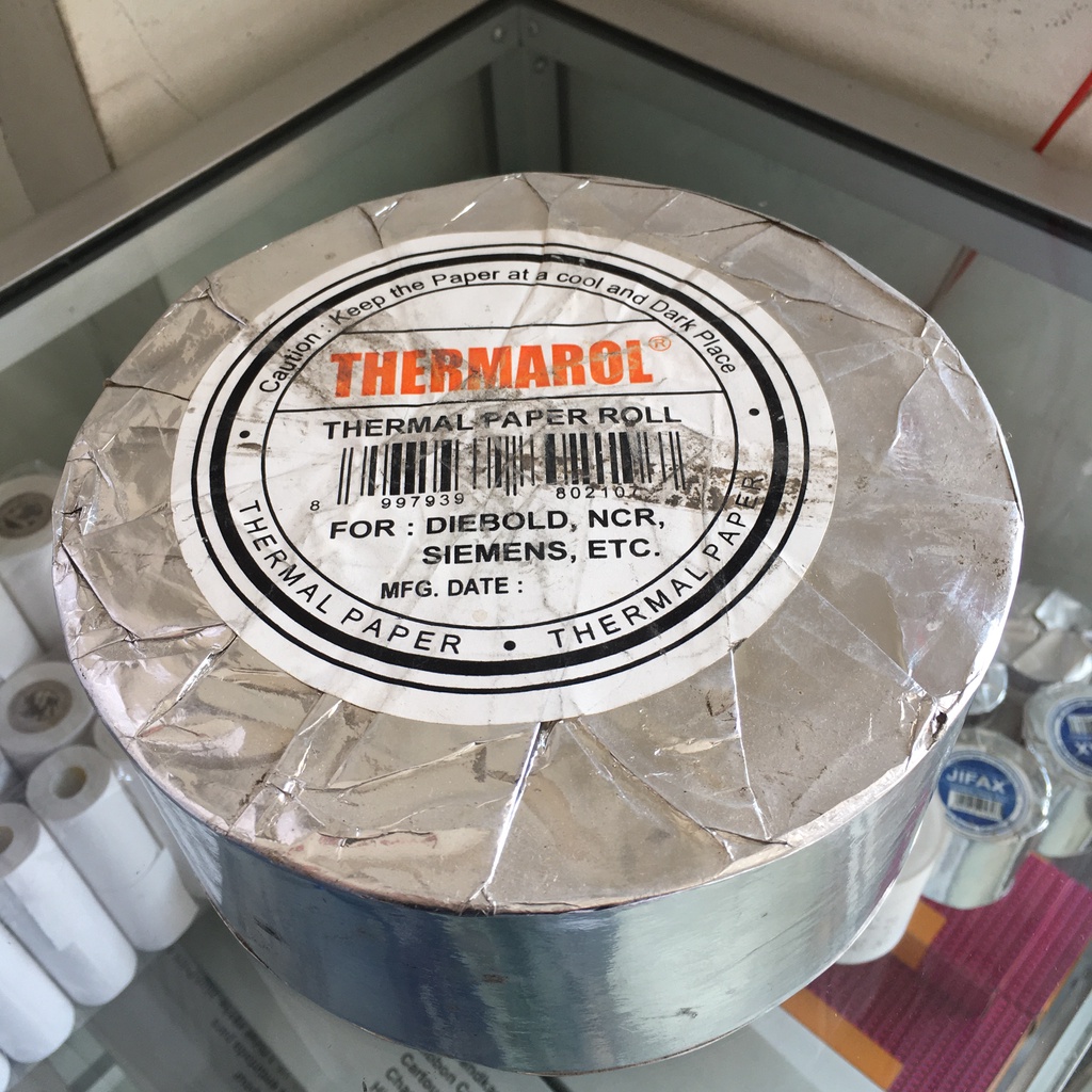 

Kertas Thermarol Paper Ukuran 80mm x 180mm