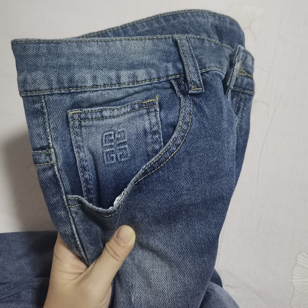 Celana jeans panjang pria Jeans pria slim fit jeans Korean style pria Celana laki laki dewasa