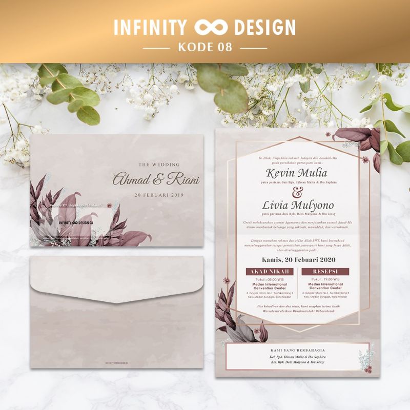 POLYLIFE BLANGKO UNDANGAN 08 Undangan Nikah MEWAH TEBAL PREMIUM