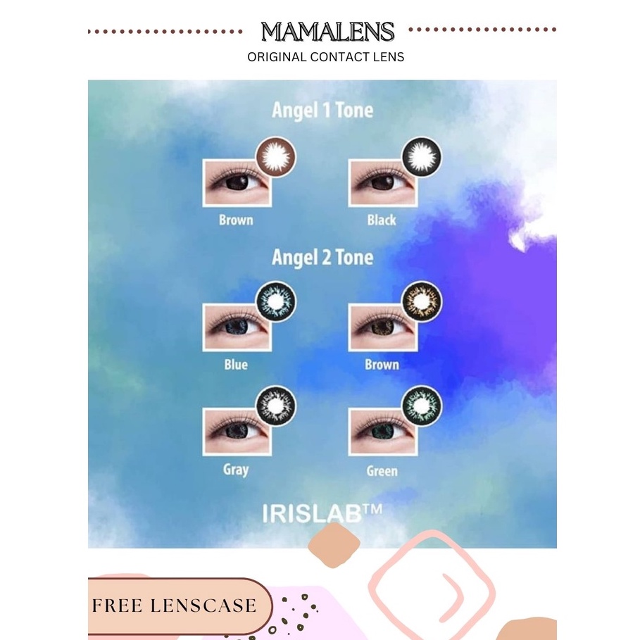 SOFTLENS LIVING COLOR ANGEL MINUS -0.50 SD -2.75 | FREE LENSCASE - MAMALENS