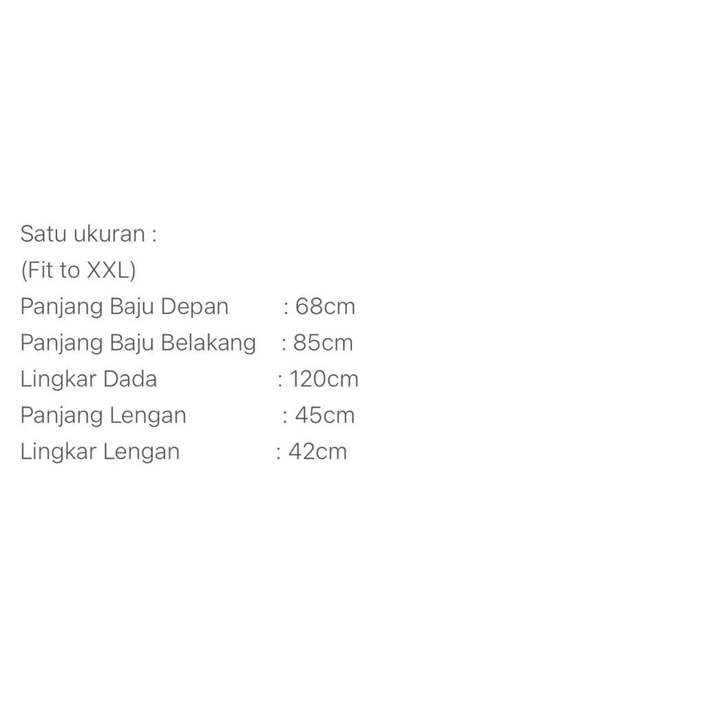 FC - TUNIK BASIC OVERSIZE WANITA HIJAB'S VARIASI 060 DTF