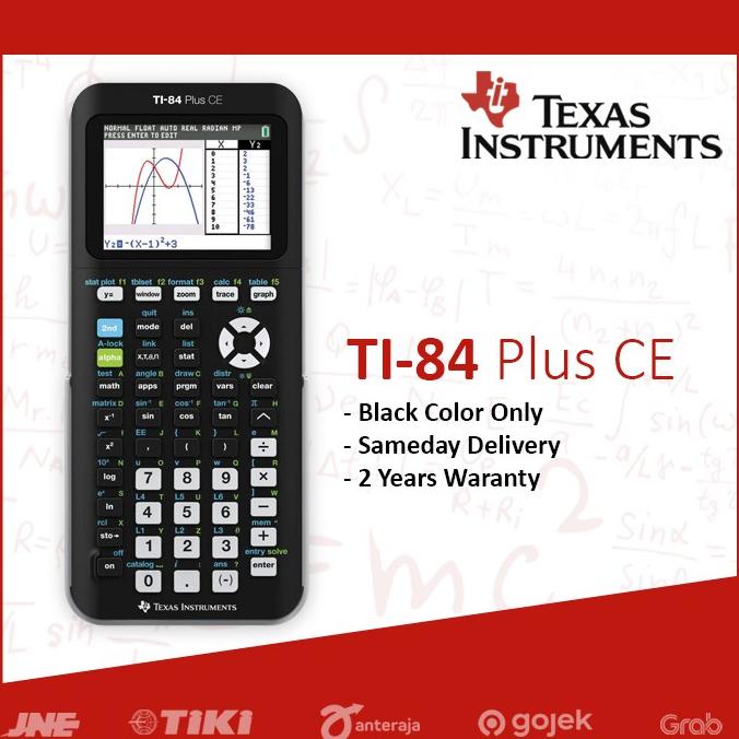 

[COD] Texas Instruments TI-84 Plus CE Graphing Calculator PRODUK TERBATAS Kode 1364
