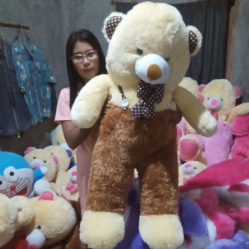 boneka teddy bear jojon jayen jumbo size100cm lucu dan imut