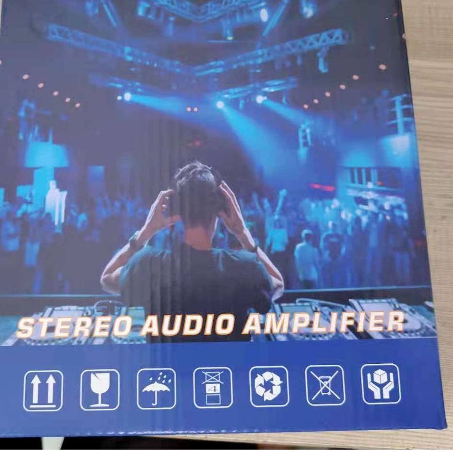 Langsung Kirim COD Power Ampli Amplifier Bluetooth 600W Karaoke Home Theater FM Radio