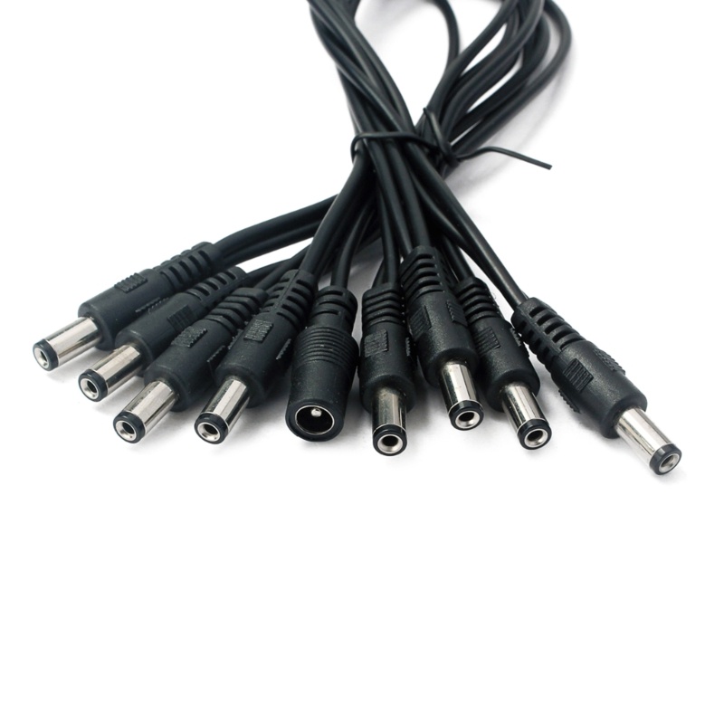 Kabel Adapter Power Supply 3 / 6 / 8 Arah Untuk Pedal Efek Gitar