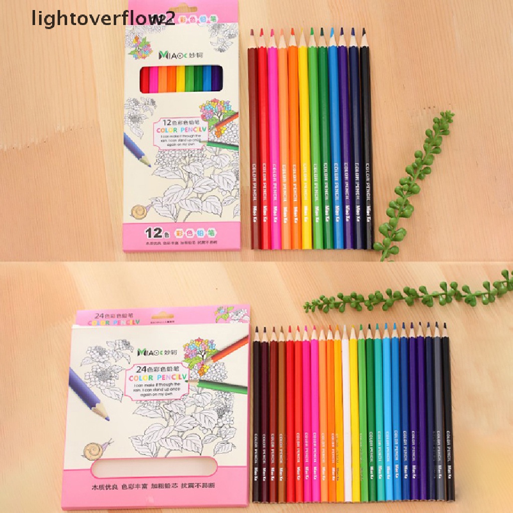 (lightoverflow2) Set Pensil Warna Krayon Untuk Anak-Anak