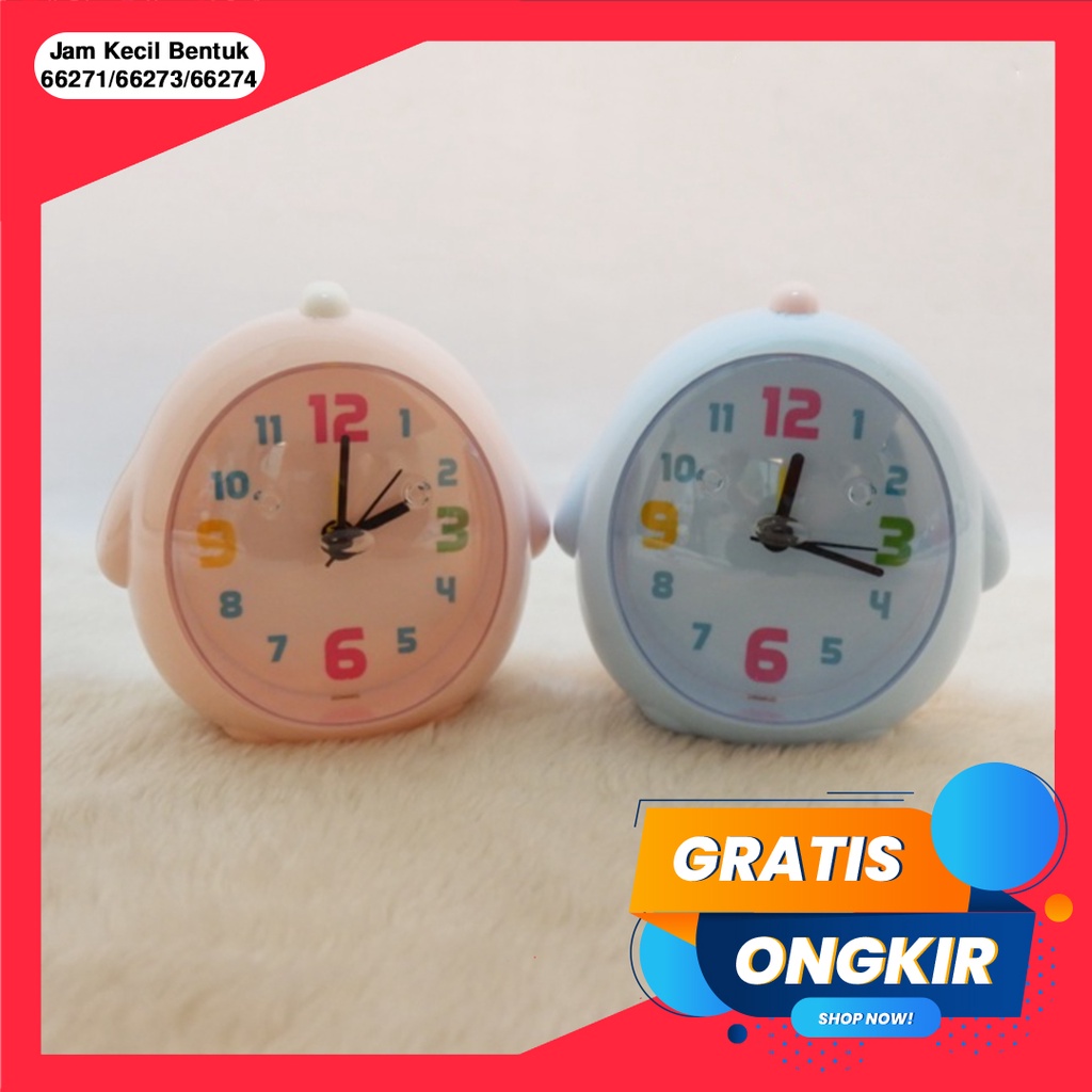 365 CLOCK #41217 Jam Meja Jam Kecil Bentuk Lucu