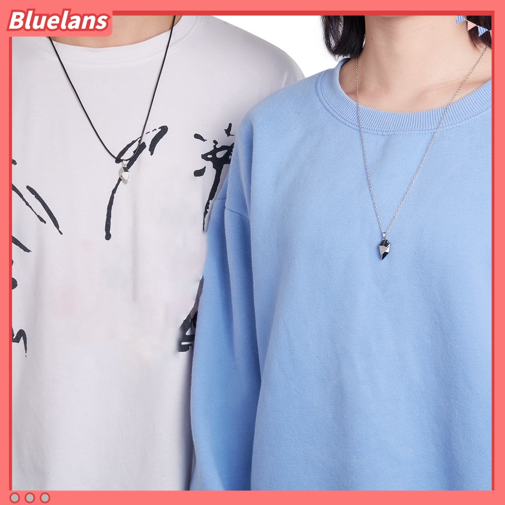 Kalung Liontin Hati Magnetik Bahan Alloy Untuk Kencan