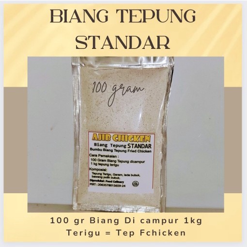 

Biang Tepung Bumbu Ayam Goreng Krispi BT STANDAR 1 ONS Fried Chicken - STANDAR 1ons.