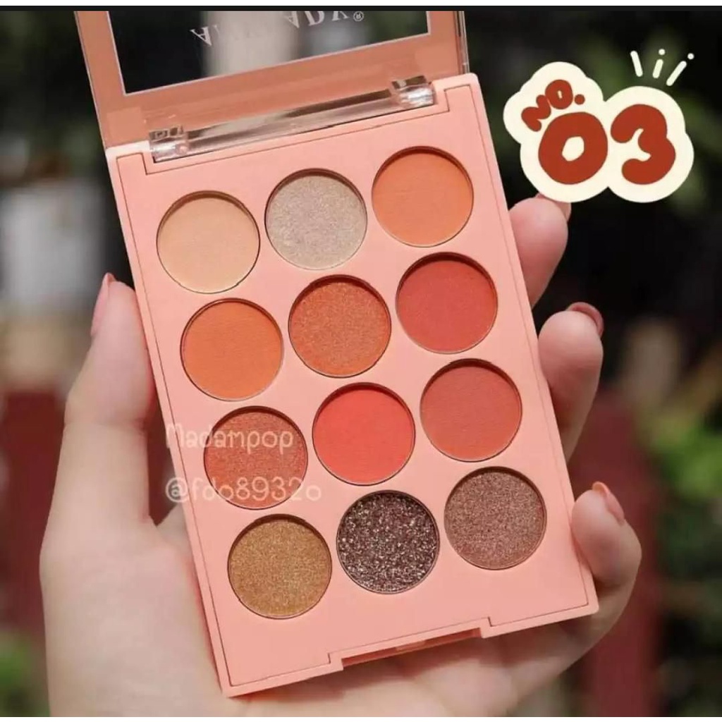 Eyeshadow Anylady Sweet Ice Cream 12 Color 807B