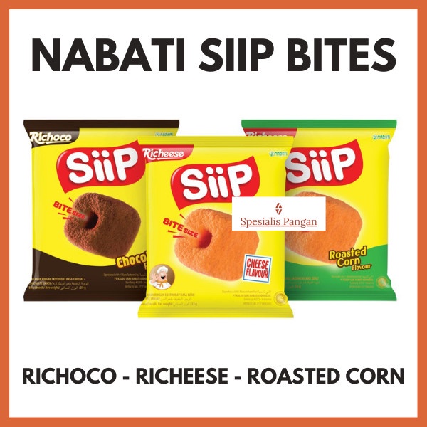 NABATI SIIP BITE SIZE 24gr RICHEESE RICHOCO ROASTED CORN SATUAN