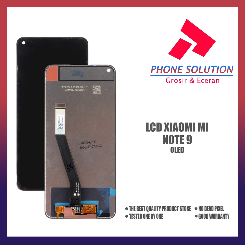 LCD Xiaomi Redmi Note 9 Fullset Touchscreen Original 100% // Supplier LCD Xiaomi Redmi - Garansi 1 Bulan