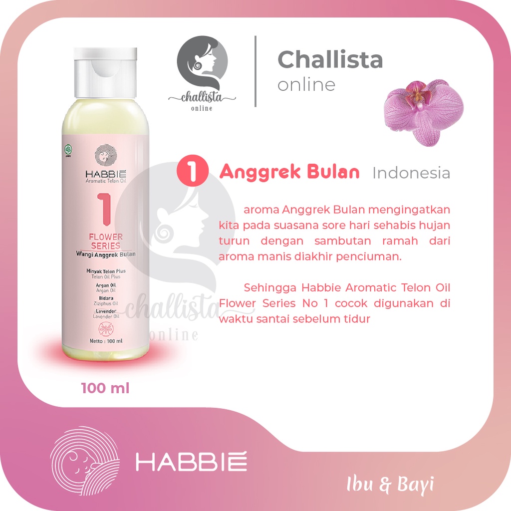 HABBIE MINYAK TELON HABBIE FLOWER SERIES