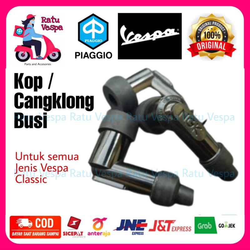 Kepala Cangklong / Kop Busi NGK Vespa VBB super Sprint PX Spartan Excel