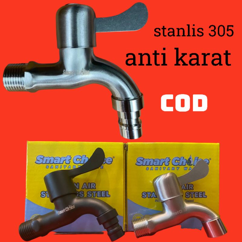 KRAN AIR KRAN KAMAR MANDI BAHAN STANLIS 304