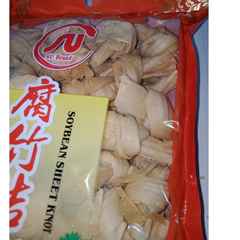

MALL SU SOYBEAN SHEET Knot 300gr Kembang Tahu Pita tauki ikat kering Soy Bean ikatan tao ki tau ki taoki !!