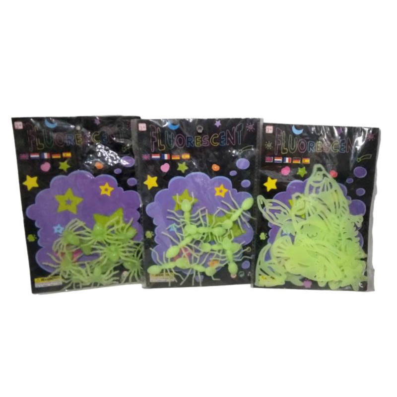 Stiker Glow in The Dark 3D