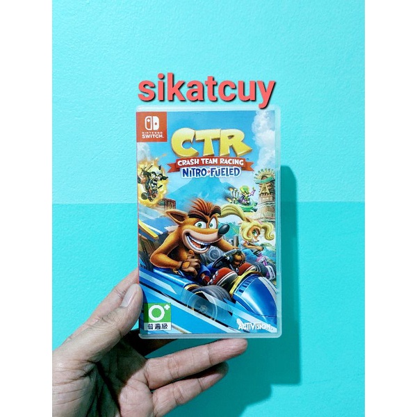 KASET CARD CARTRIDGE CARD GAME NINTENDO SWITCH SECOND SEKEN ORI ORIGINAL BEKAS CRASH TEAM RACING CTR