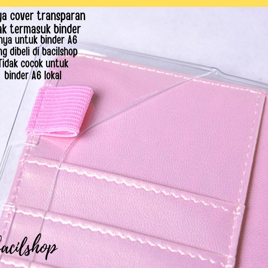 

Spesial disini--Cover Binder Transparan Untuk Binder A6 Import
