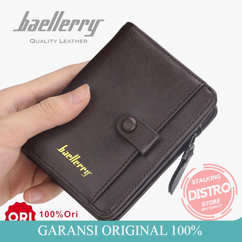 Dompet BAELLERRY D9153 Dompet Pria Dompet Wanita Dompet Kulit