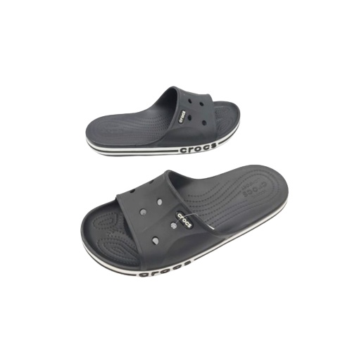 CROCS SANDAL WANITA BAYABAND SLIDE WOMEN ORIGINAL CROCS - BIRU PROMO