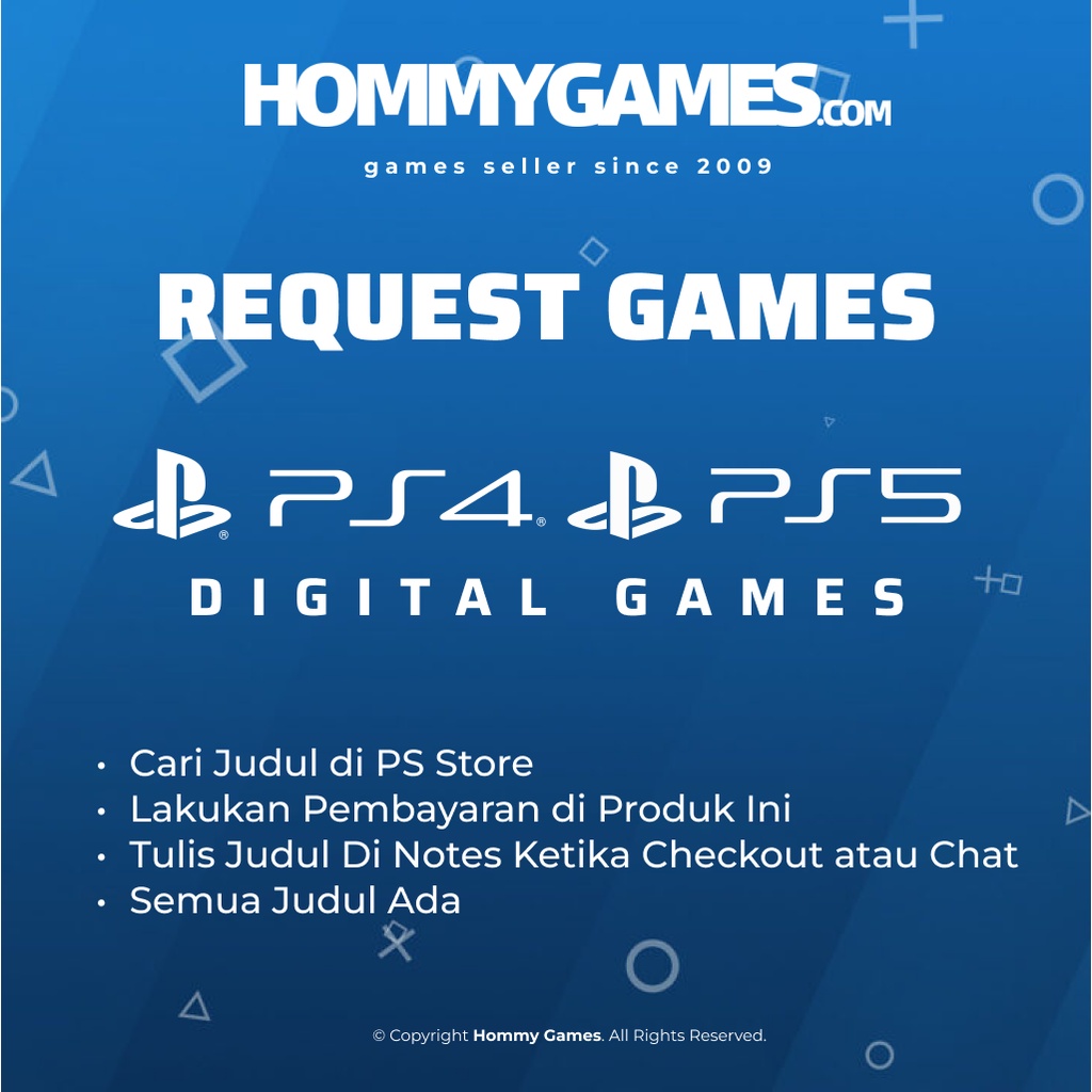 Request Games Digital PS5 dan PS4 (Semua Judul Ada)