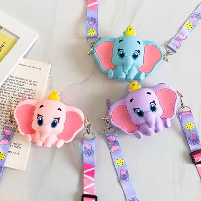 Menarik Amadela Story - Tas Selempang Anak Jelly Rubber Karakter Import Tas Lucu Anak Coin Purse Tas