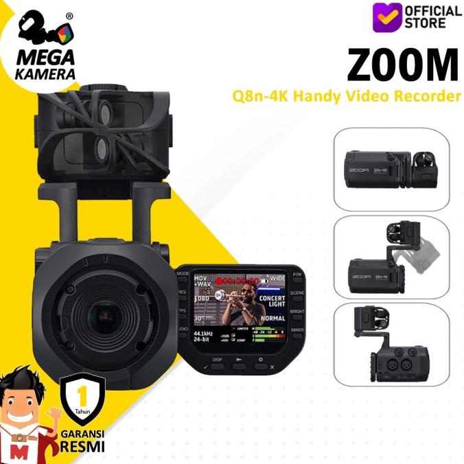 [ Promo ] Zoom Q8N-4K Handy Video Recorder - Kamera Video Q8N 4K - Drone Kamera Dan Aksesoris