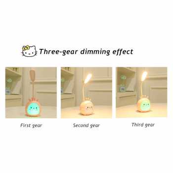 Lampu Meja Belajar Lampu Tidur Anak Karakter Kartun Rusa Unik Lucu Imut Aesthetic / Lampu Baca LED Cute Cartoon Antelope Deer / Lampu Belajar Fleksibel / Lampu Belajar Baterai / Lampu Meja Belajar Baca Table Lamp Portable Karakter LED / Lampu Membaca Buku