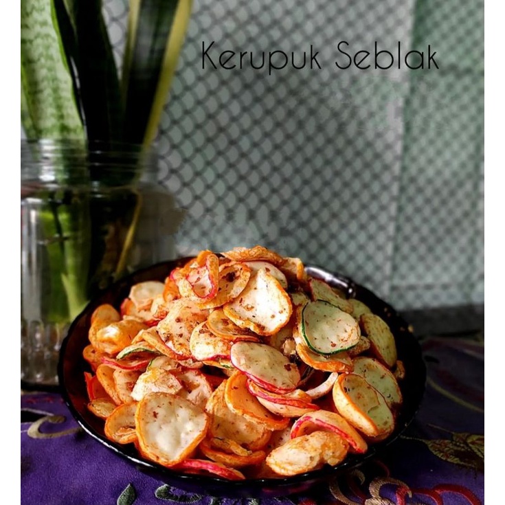 KERUPUK SEBLAK | KERUPUK SEBLAK PEDAS | SEBLAK BANTAT| SEBLAK KENCUR | PEDAS GARLIC 100GRM KITA