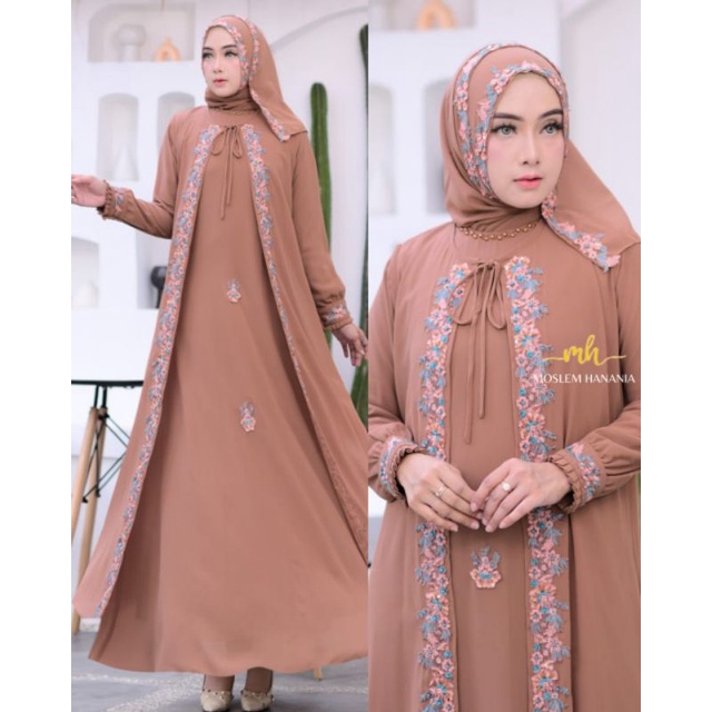 FASHION MUSLIM // NAMIRA DRESS SERIES // BAHAN CERUTY BABYDOLL FULL // Kode RR