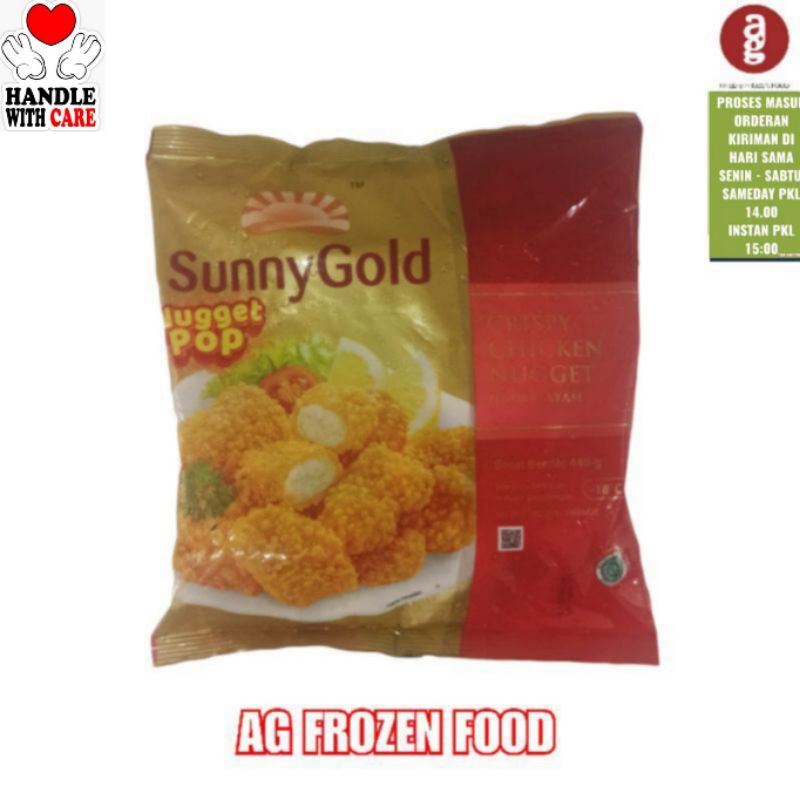 

Sunny Gold Crispy Nugget Ayam Pop 500 gram