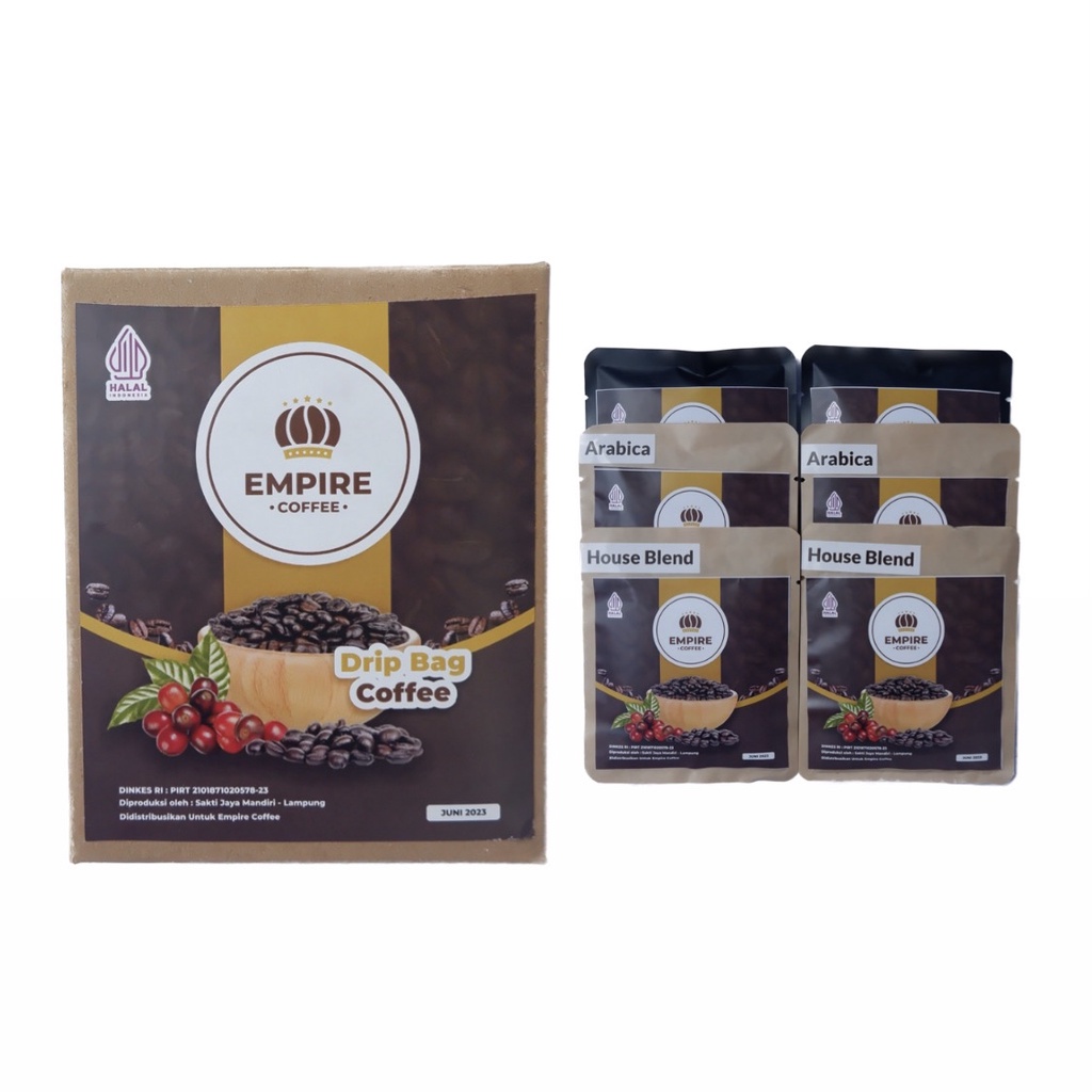 

Empire Coffee - Drip Coffee Bag Blend Medium Roast 9 sachet