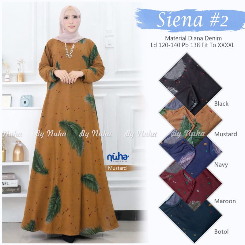 gamis santai SIENA 2 MAXY by nuha