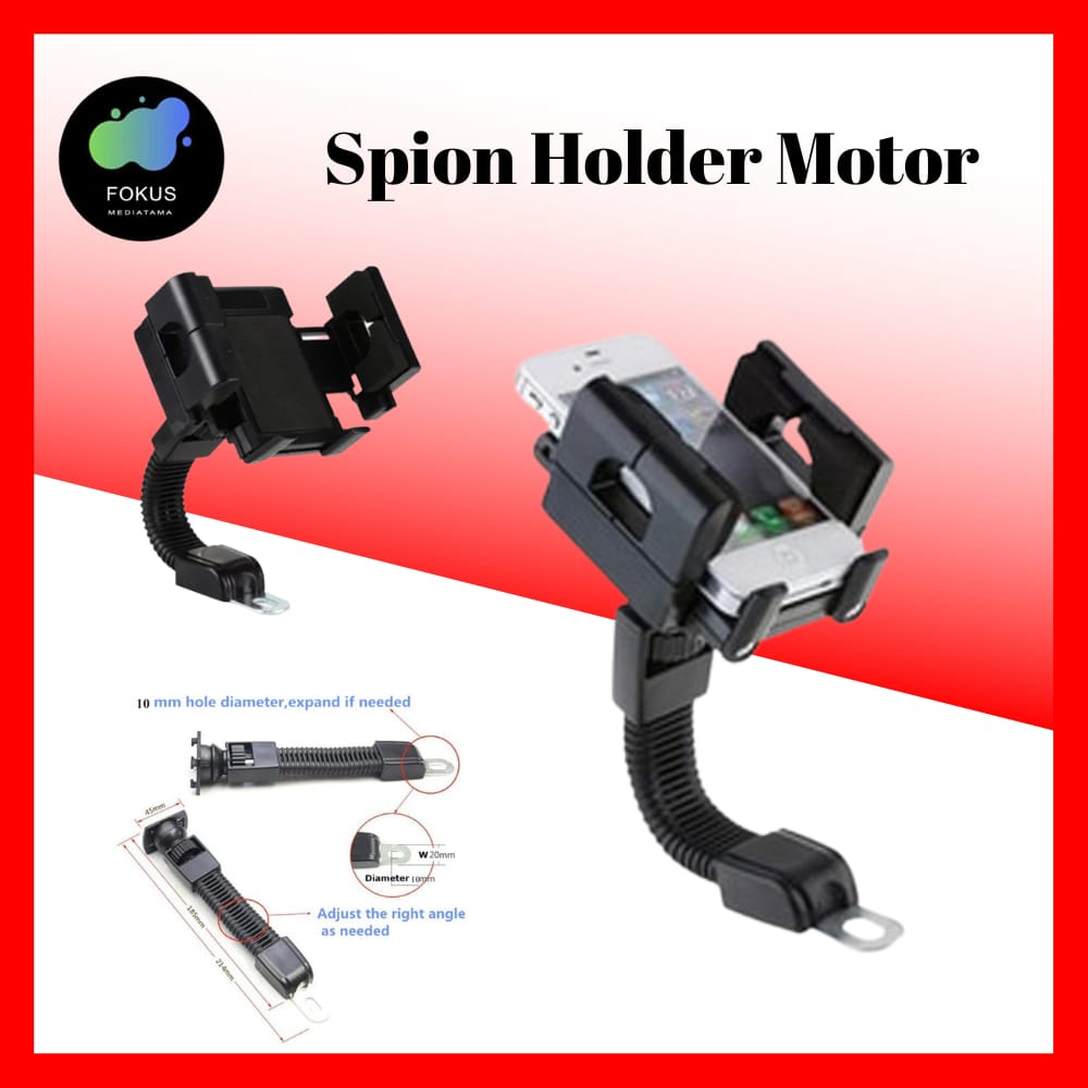 PHONE HOLDER SEPEDA MOTOR UNIVERSAL. HOLDER HP MOTOR SPION