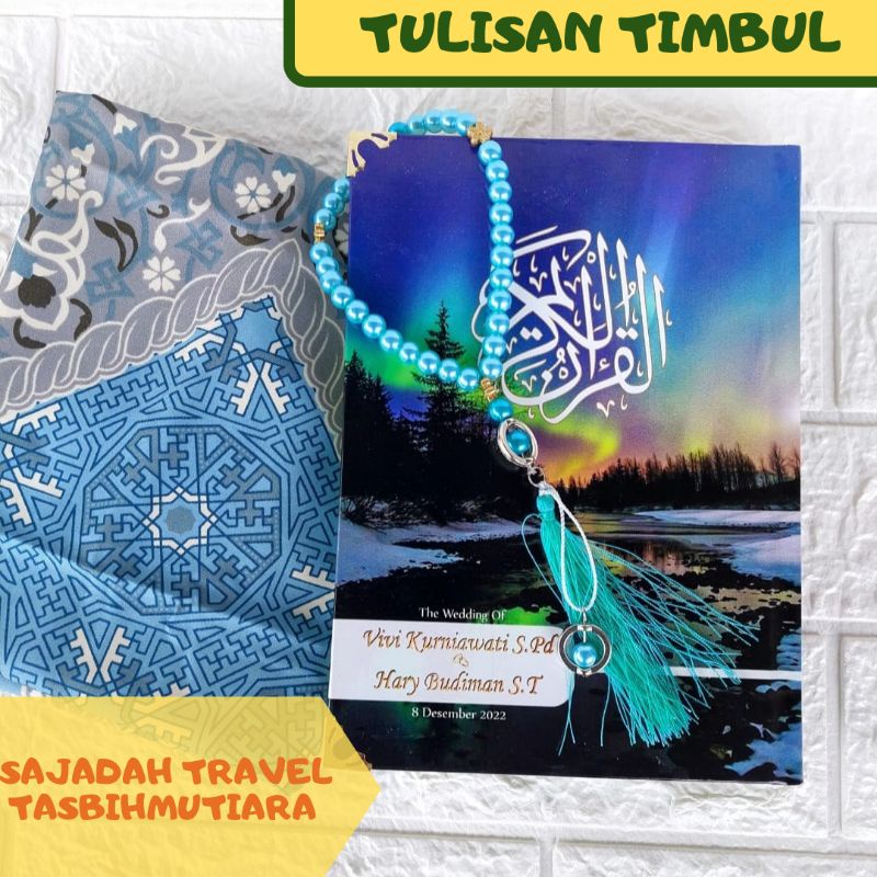 alquran custom bisa pakai nama alquran seserahan pernikahan paket seserahan pernikahan motif 55 pake