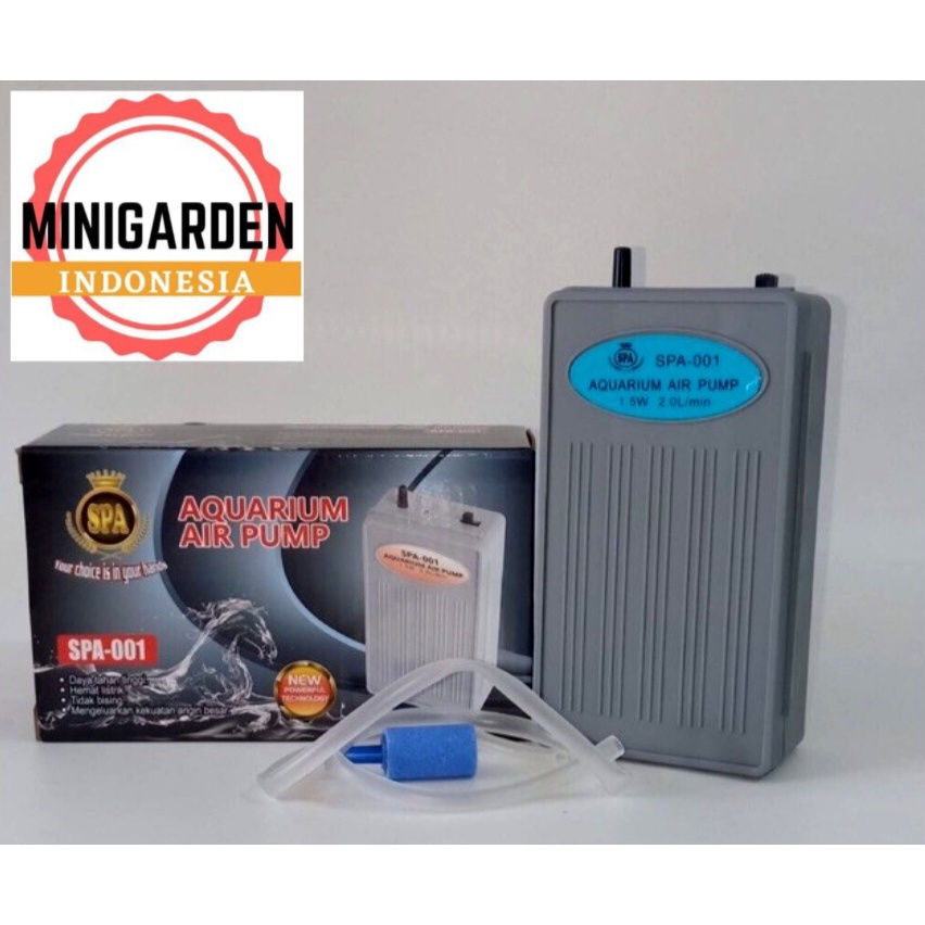 SPA-001 BATTERY DC AERATOR PORTABLE AIR PUMP POMPA UDARA BATERAI