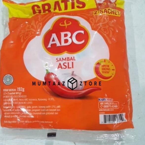 

ㅰ ABC Sambal Asli Saos Stick Saos Sachet 7gr TERMURAH 3385 ⁂