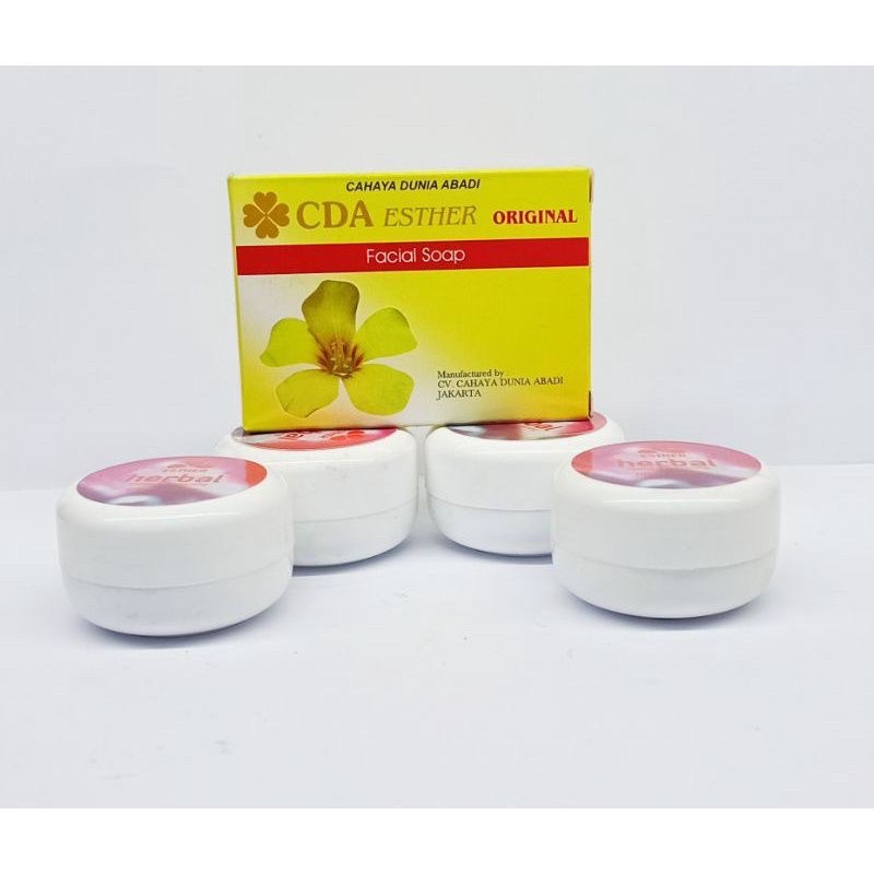 (Paket) Cream Esther Herbal + Sabun Esther Cda