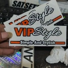 stiker VIP Style stiker motor mobil