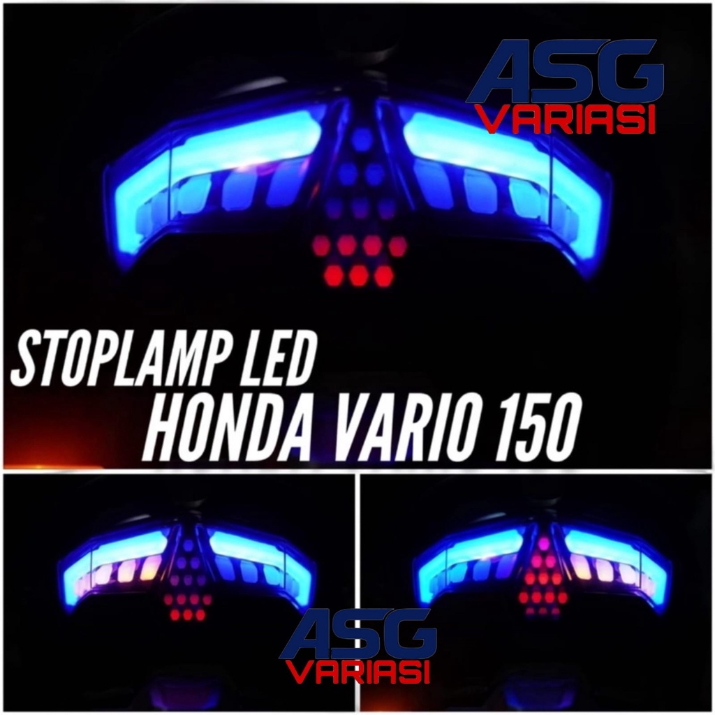 LAMPU STOP LED VARIO 125 150 NEW VARIO LAMPU VARIASI MOTOR HONDA VARIO NEW STOP LAMP LED JPA VARIO 1